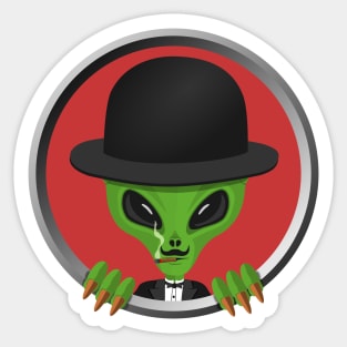 Alien detective 2 Sticker